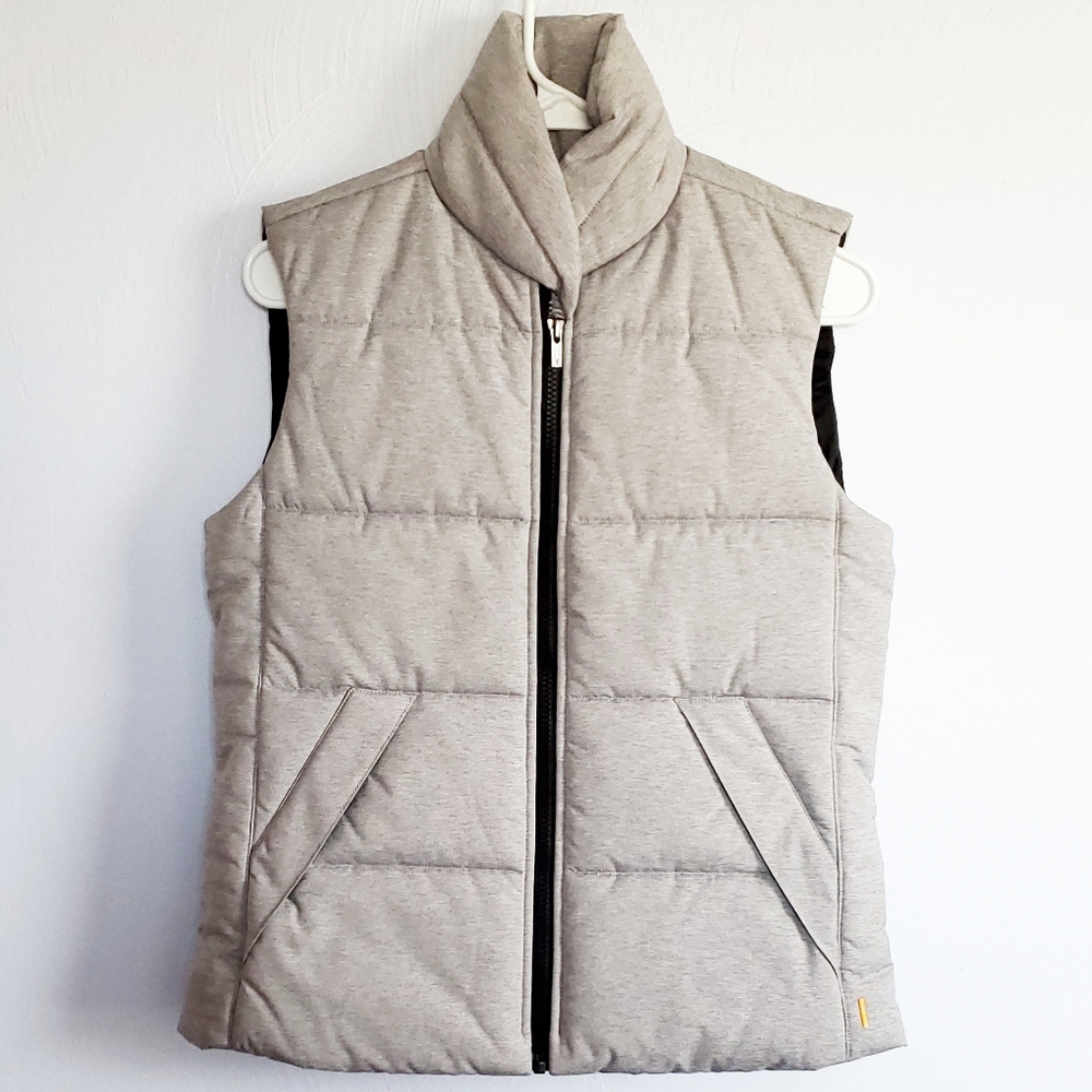 Lucy Inner Spark Puffer Vest Light Gray Size Small